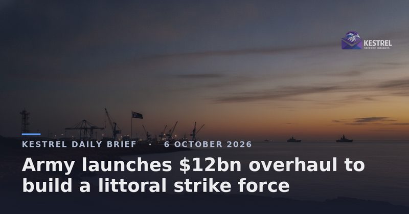Army launches $12bn overhaul to build a littoral strike force